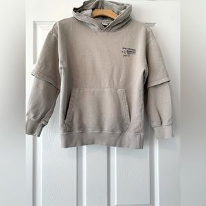 Zara - Boys size 10 - tan hoodie